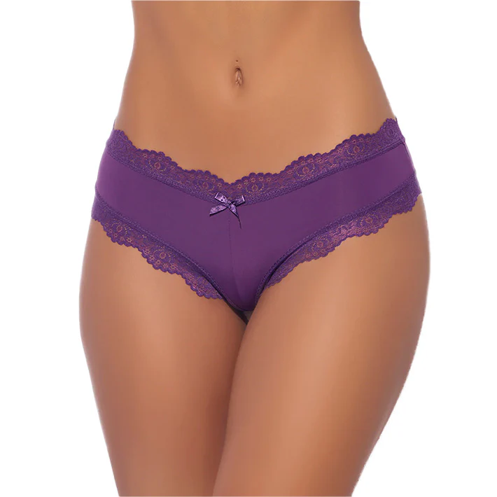 Vera Micro & Lace Trim G-String