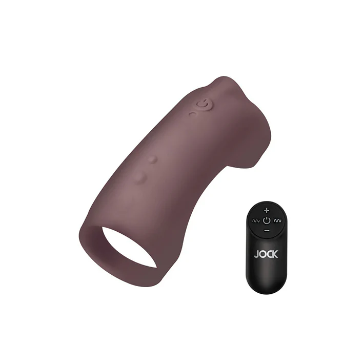Jock Discrete Vibrating Silicone Penis Sleeve