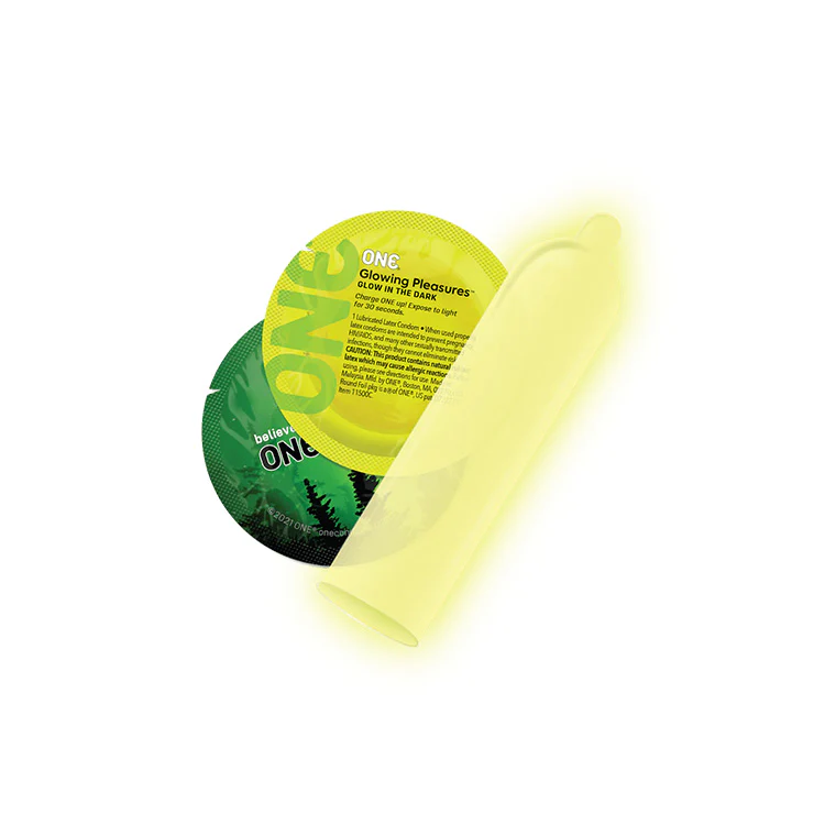 1512-one-glowing-pleasures-glow-in-the-dark-condom-1.webp One Glowing Pleasures Glow-in-the-Dark Condom