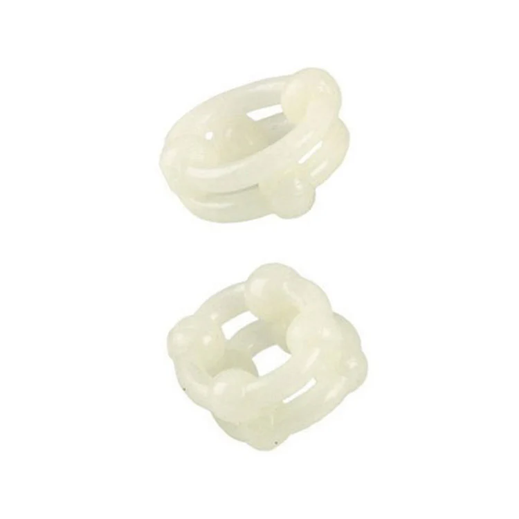 Silicone Island Double Stacker C*** Rings