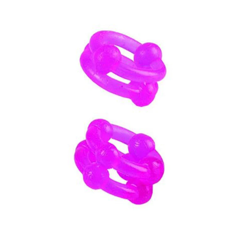 Silicone Island Double Stacker C*** Rings