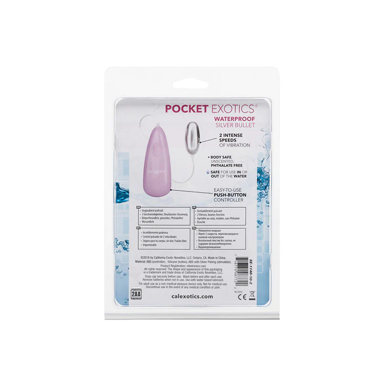 Pocket Exotics Silver Bullet Vibrator