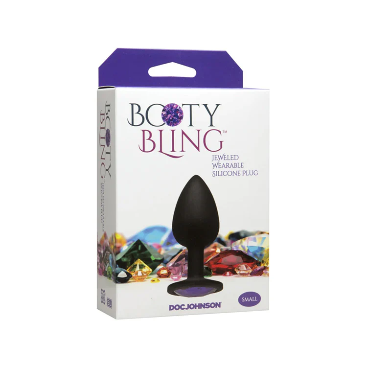 1612-booty-bling-small-silicone-butt-plug-3.webp Booty Bling Small Silicone Butt Plug