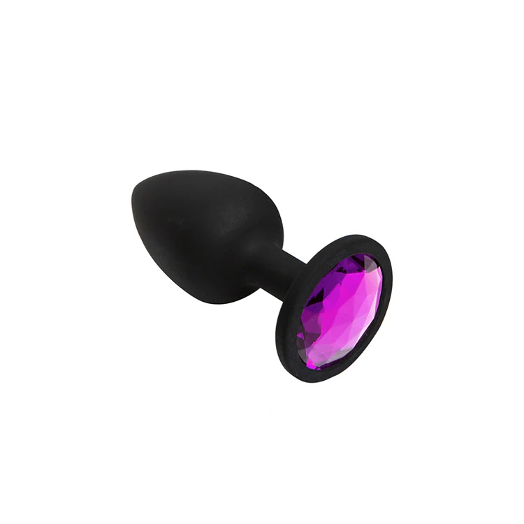 1612-booty-bling-small-silicone-butt-plug-4.webp Booty Bling Small Silicone Butt Plug