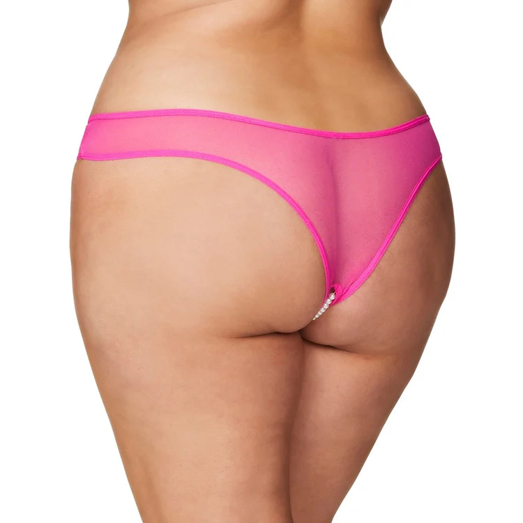1632-pearl-crotchless-thong-plus-size-2.webp Pearl Crotchless Thong - Plus Size
