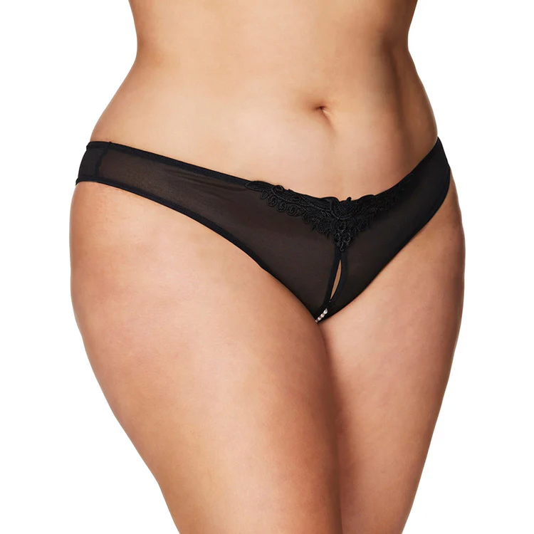 1632-pearl-crotchless-thong-plus-size-3.webp Pearl Crotchless Thong - Plus Size