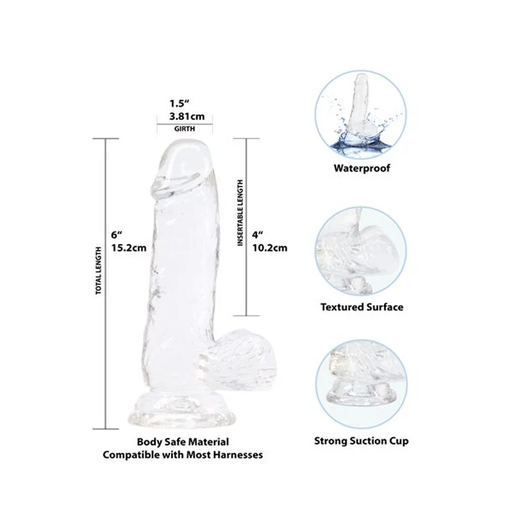 Crystal 6" Dildo