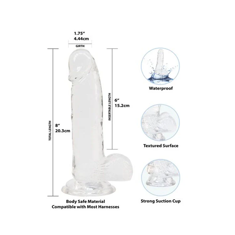 Crystal 8" Dildo