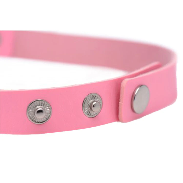 1851-sweet-heart-chrome-heart-pink-choker-2.webp Sweet Heart Chrome Heart Pink Choker