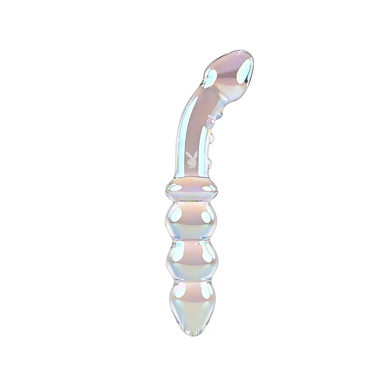 Playboy Pleasure Jewels Double Glass Dildo