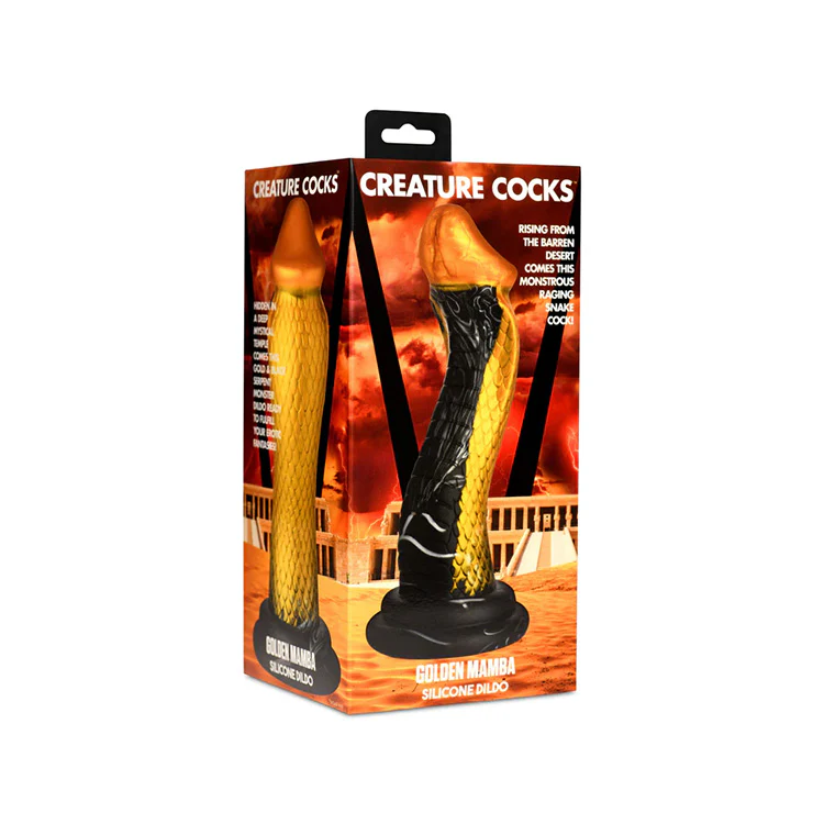 1988-creature-cocks-golden-mamba-dildo-5.webp Creature Cocks Golden Mamba Dildo