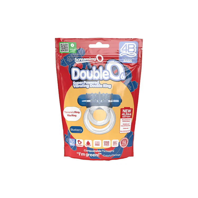 Screaming O 4B DoubleO 6 Vibrating Cock Ring