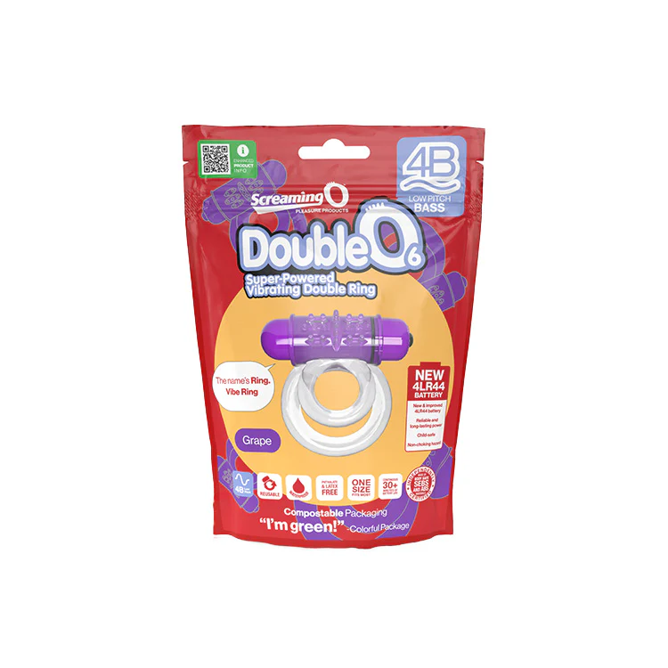 Screaming O 4B DoubleO 6 Vibrating Cock Ring