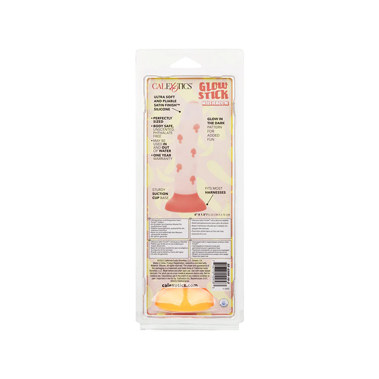Glow Stick Mushroom Glow-in-the-Dark Dildo