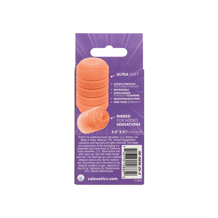 Pop Sock! Ribbed Stroker
