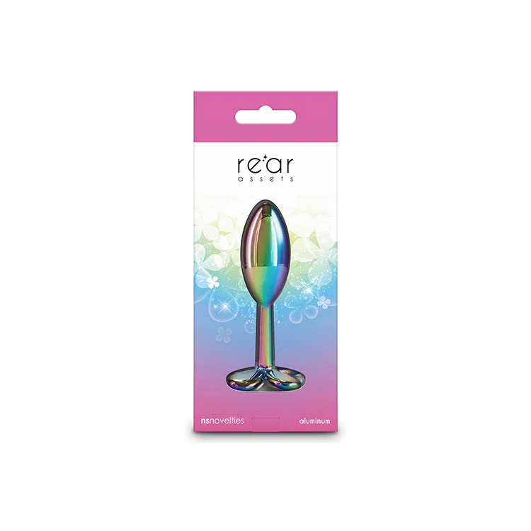 Rear Assets Rainbow Clover Metal Butt Plug