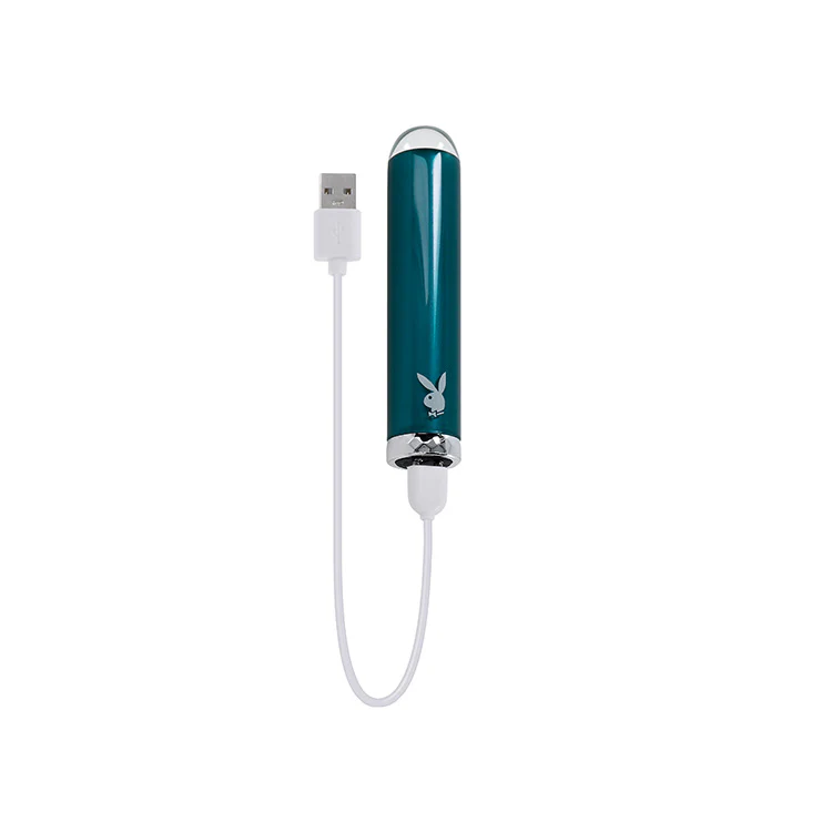Playboy Pleasure Emerald Glass Bullet Vibrator