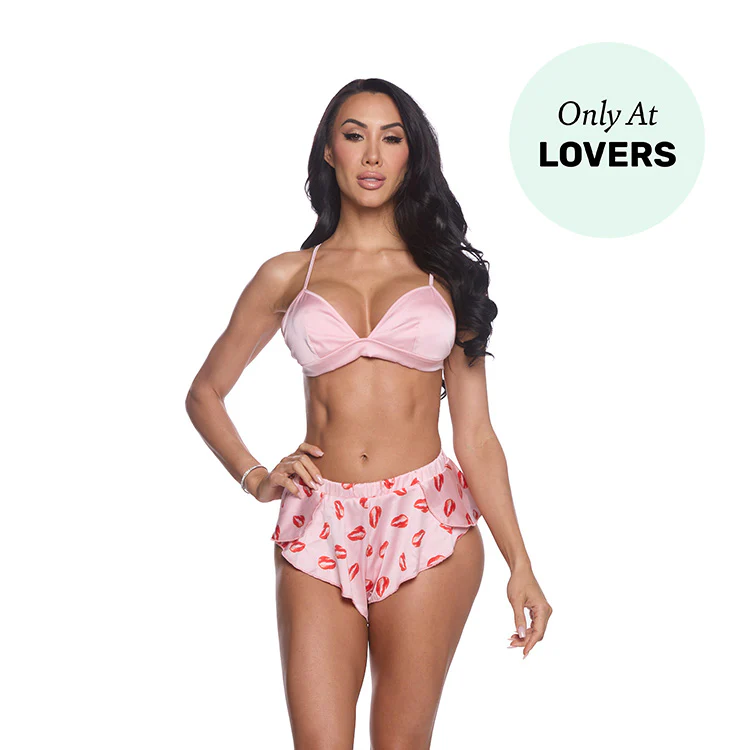 Kissy Bra & Flutter Shorts Set
