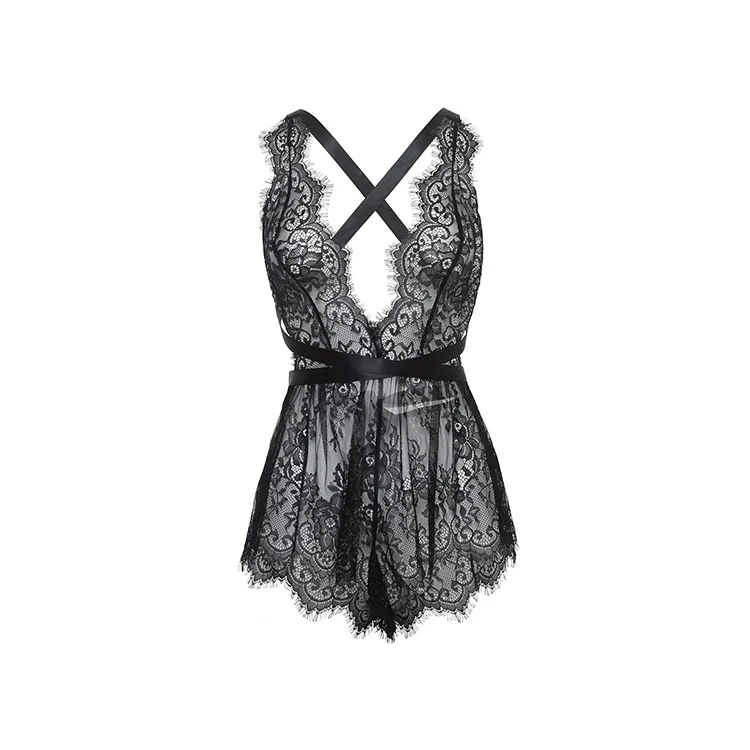 Brea Eyelash Lace Romper