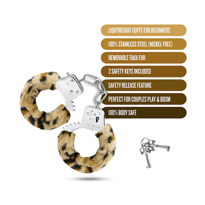 Temptasia Furry Leopard Handcuffs