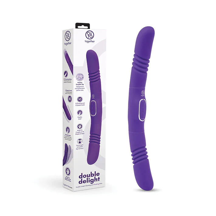 2480-together-double-delight-double-ended-thrusting-vibrator-5.webp Together Double Delight Double-Ended Thrusting Vibrator