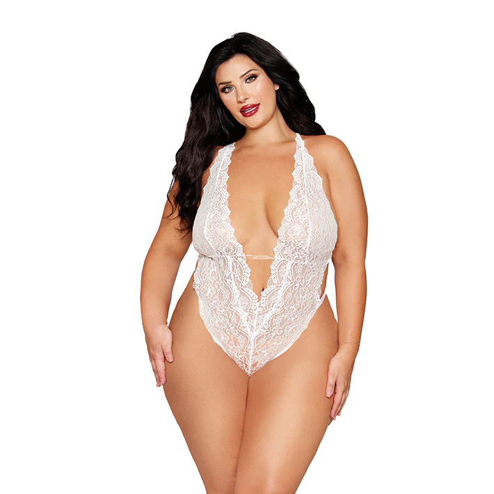 2560-bridal-lace-teddy-with-removable-pearl-harness-6.webp Bridal Lace Teddy with Removable Pearl Harness