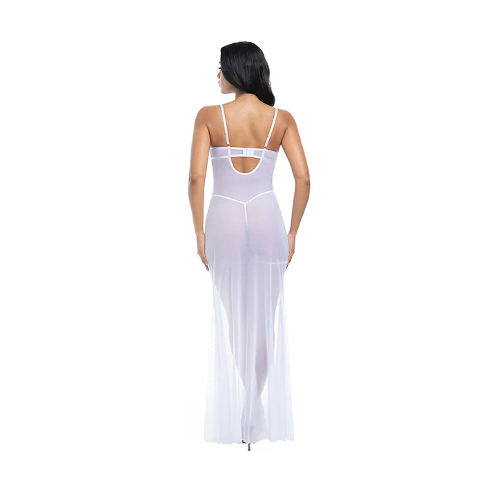 Livia Sheer Gown & Garter Set