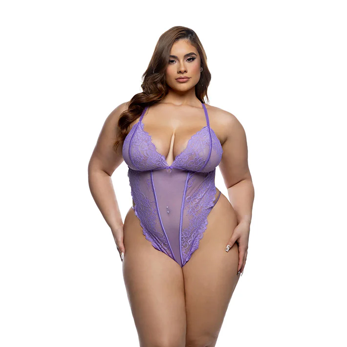Kiss & Bloom High Leg Teddy