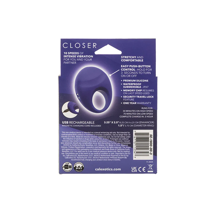 Closer Embrace Vibrating Cock Ring