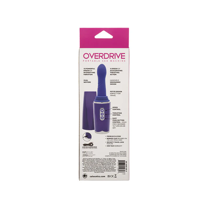 Overdrive Portable Sex Machine Travel Thruster