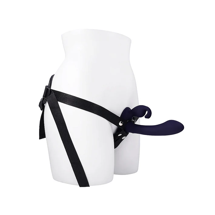 Giving Vibes Harness & Vibrating Dildo Set