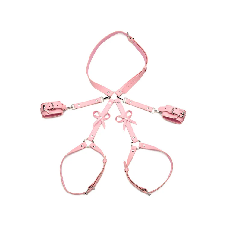 Strict Bondage Harness with Bows