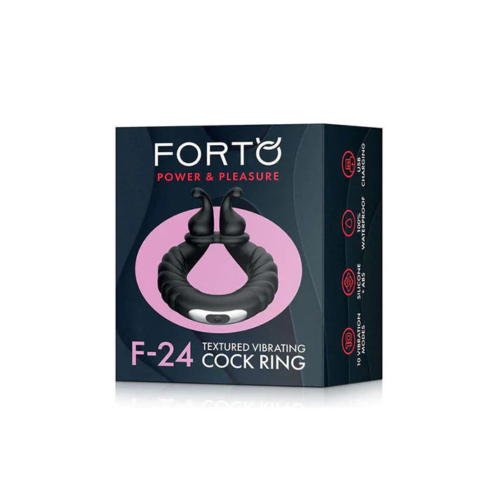F-24 Textured Vibrating Cock Ring