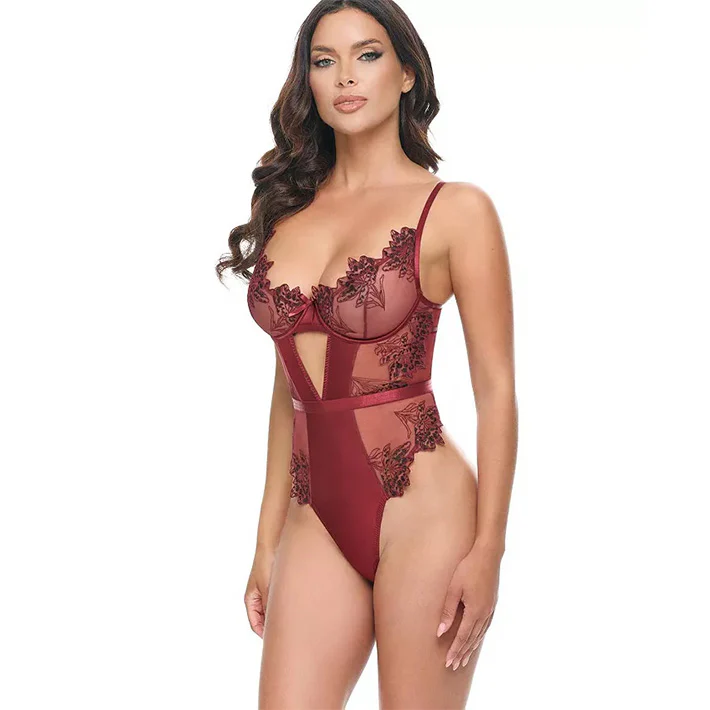 Nina Lace & Mesh Teddy