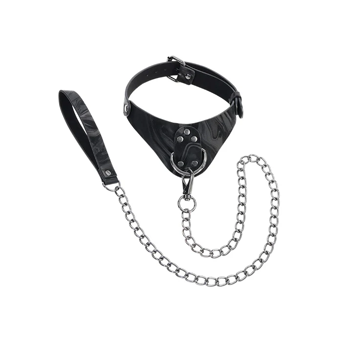 2947-velvet-noir-collar-leash-1.webp Velvet Noir Collar & Leash