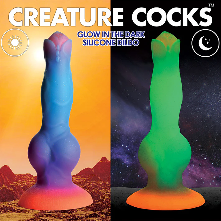 Creature Cocks Space Cock Glow-in-the-Dark Alien Dildo