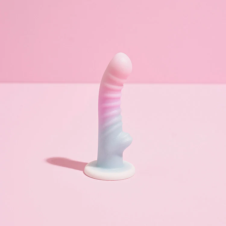 Powder Puff Cotton Candy Dildo 6.5in