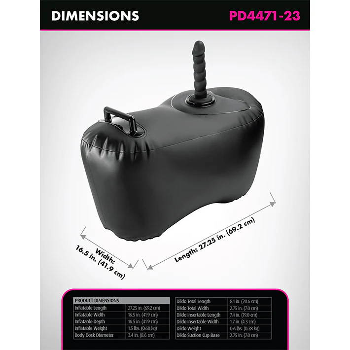 Fetish Fantasy Body Dock Inflatable Love Seat