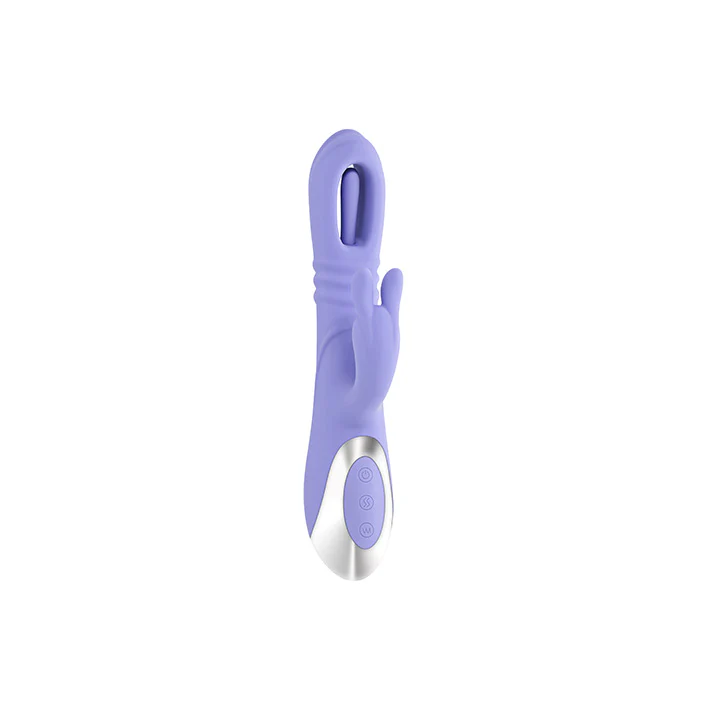 Playboy Pleasure Tap Me In Thrusting & Flapping Rabbit Vibrator
