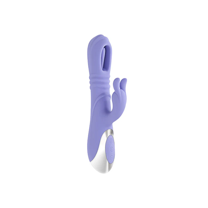 Playboy Pleasure Tap Me In Thrusting & Flapping Rabbit Vibrator