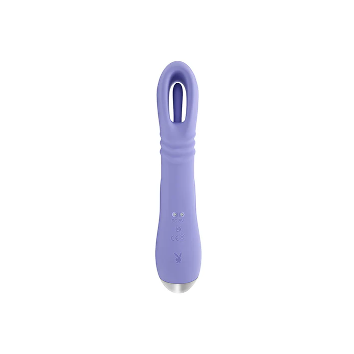 Playboy Pleasure Tap Me In Thrusting & Flapping Rabbit Vibrator