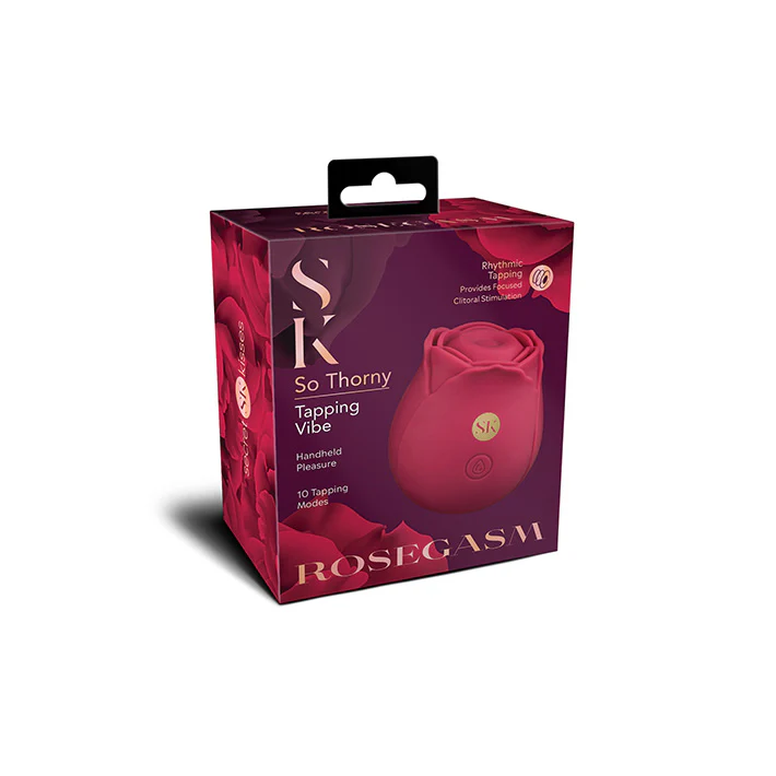 Rosegasm So Thorny Tapping Rose Vibrator