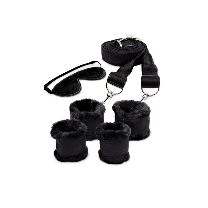 Fuzzy Bedroom Bondage Kit