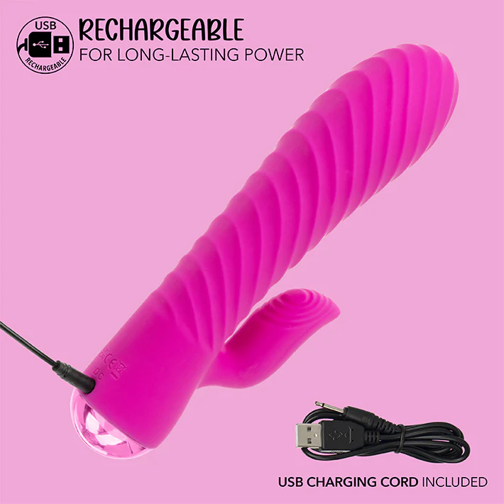 Extra Thicc Chubby Gyrating Tickler Rabbit Vibrator