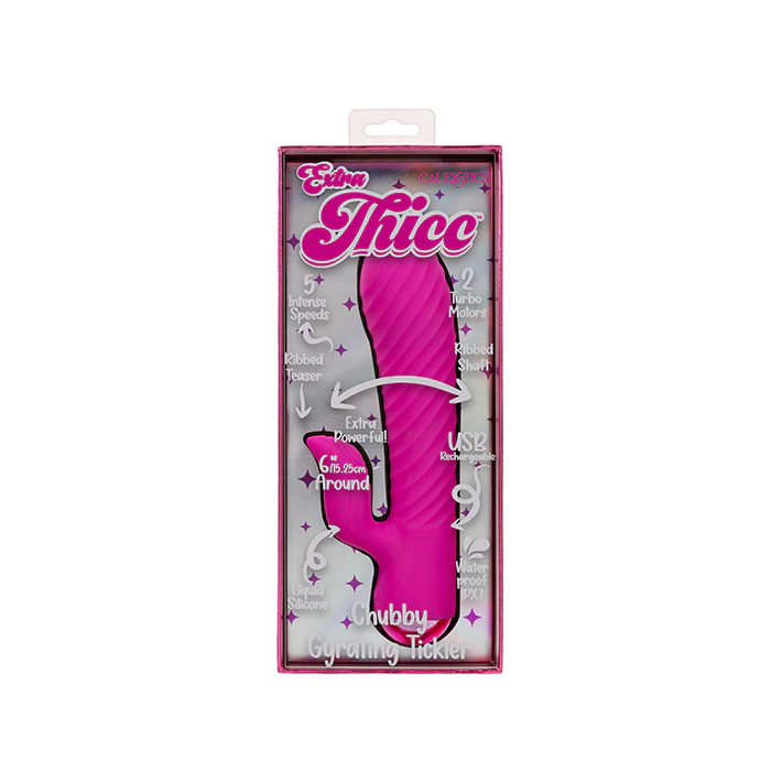 Extra Thicc Chubby Gyrating Tickler Rabbit Vibrator