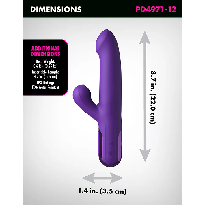 Super Sonix Thrusting Rabbit Vibrator