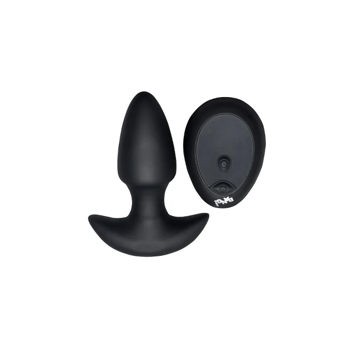 3353-bang-remote-controlled-thrusting-vibrating-silicone-butt-plug-1.webp Bang! Remote Controlled Thrusting & Vibrating Silicone Butt Plug