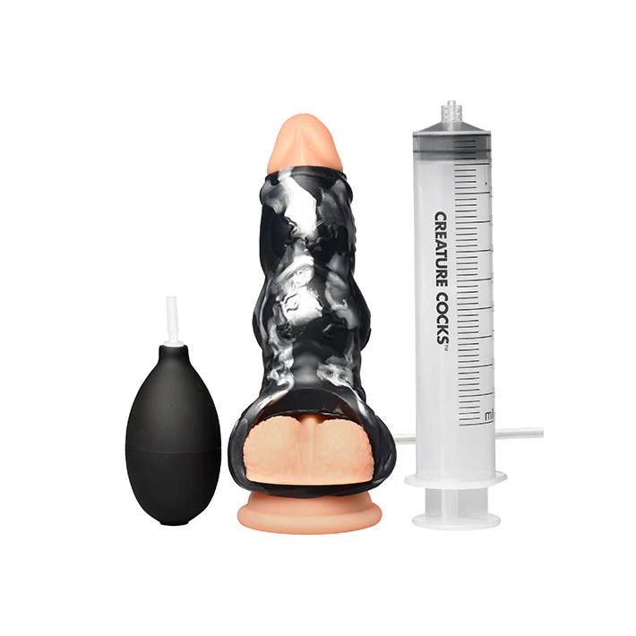 Creature Cocks Night Prowler Squirting Silicone Penis Enhancer