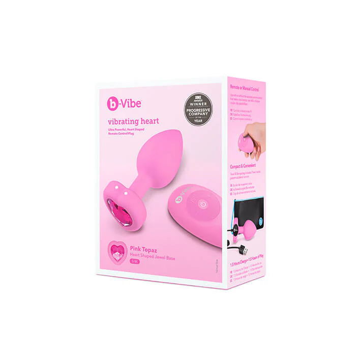 b-Vibe Vibrating Heart Plug