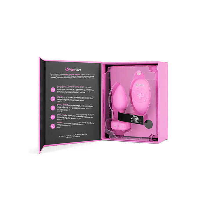 b-Vibe Vibrating Heart Plug